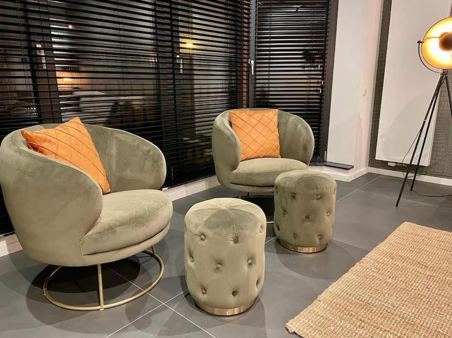 Ostend Chic, Luxe Loftstijl In Oostende Luaran gambar